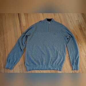 Armani Exchange Men's Zip Up Gray Sweater